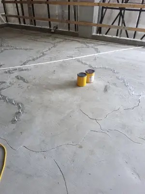Epoxy crack injection on structural concrete