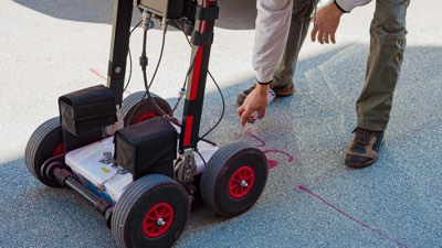 Ground Penetrating Radar jobsite photo