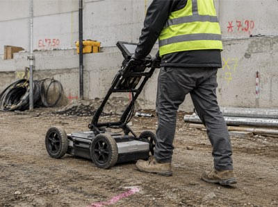 Ground Penetrating Radar jobsite photo